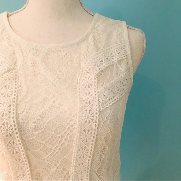 NWOT Hyfve White Lace Crochet Dress (Small) - Picture 3 of 8
